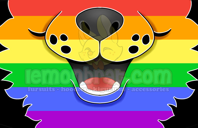 Pride Muzzle Cloth Mask 🏳‍🌈