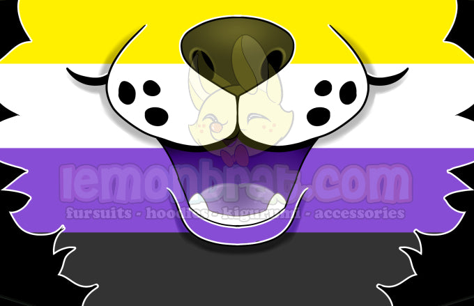 Pride Muzzle Cloth Mask 🏳‍🌈